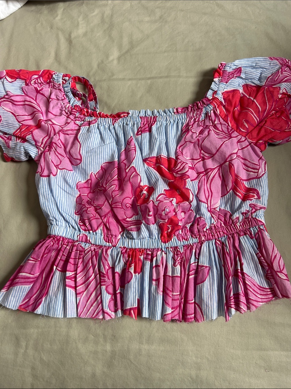 Vineyard Vines Kentucky Derby Print Girls Large Dress now Top